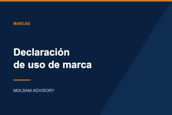 Declaración de uso de marca