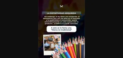 ¿Se puede registrar un color como marca en México?