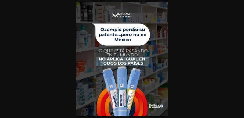 Ozempic perdió su patente en el mundo, pero no en México: lo que esto revela sobre las patentes farmacéuticas - imagen 1