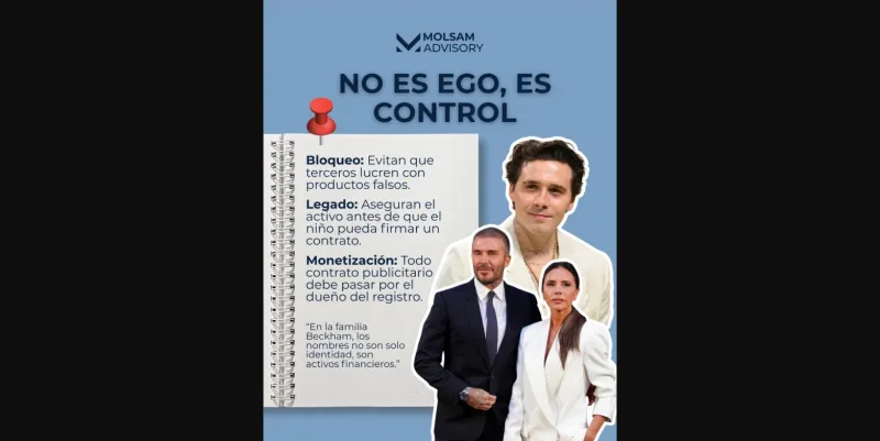 Victoria Beckham es dueña legal del nombre de su hijo: la lección de propiedad intelectual familiar - imagen 4