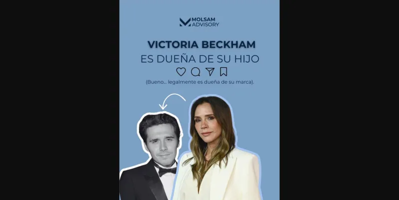 Victoria Beckham es dueña legal del nombre de su hijo: la lección de propiedad intelectual familiar - imagen 1