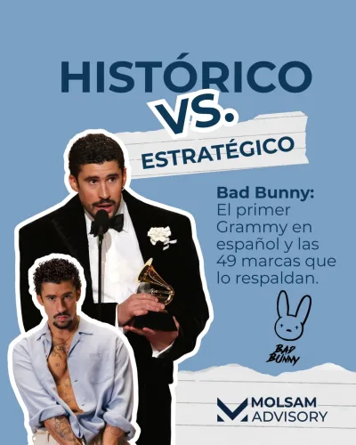 El primer Grammy en español fue histórico, pero sus 49 marcas registradas fueron estratégicas: la lección de Bad Bunny