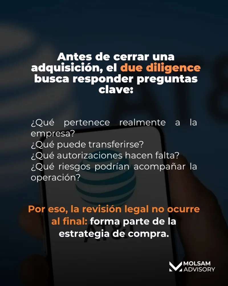 Due diligence legal: qué se revisa antes de cerrar la compra de una empresa - imagen 4