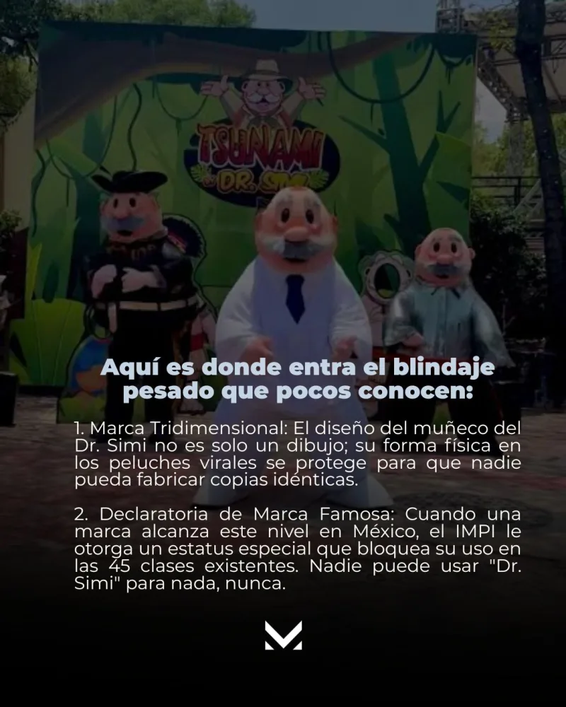 El secreto legal detrás del imperio del Dr. Simi: clases, marca tridimensional y fama - imagen 4