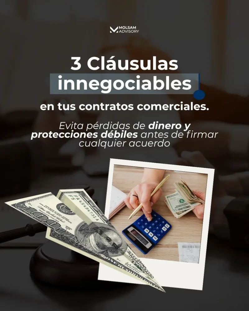 3 cláusulas innegociables en tus contratos comerciales - imagen 1