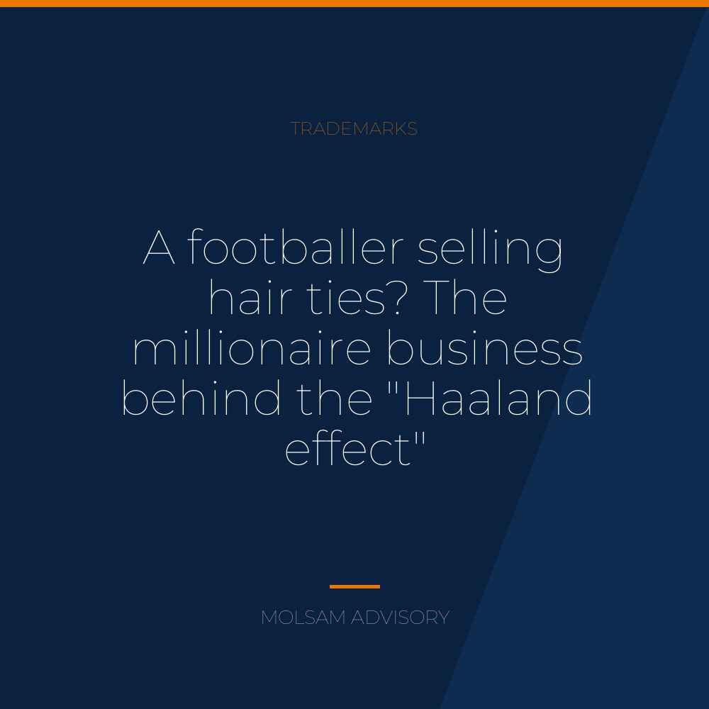 A footballer selling hair ties? The millionaire business behind the "Haaland effect"