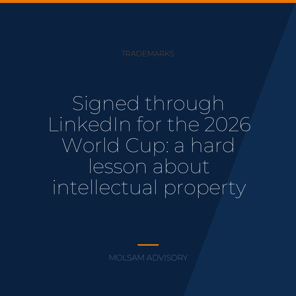 Signed through LinkedIn for the 2026 World Cup: a hard lesson about intellectual property